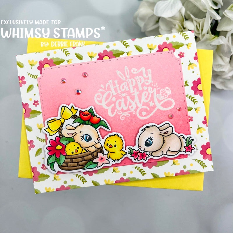 Easter Bunnies Clear Stamps - Whimsy Stamps