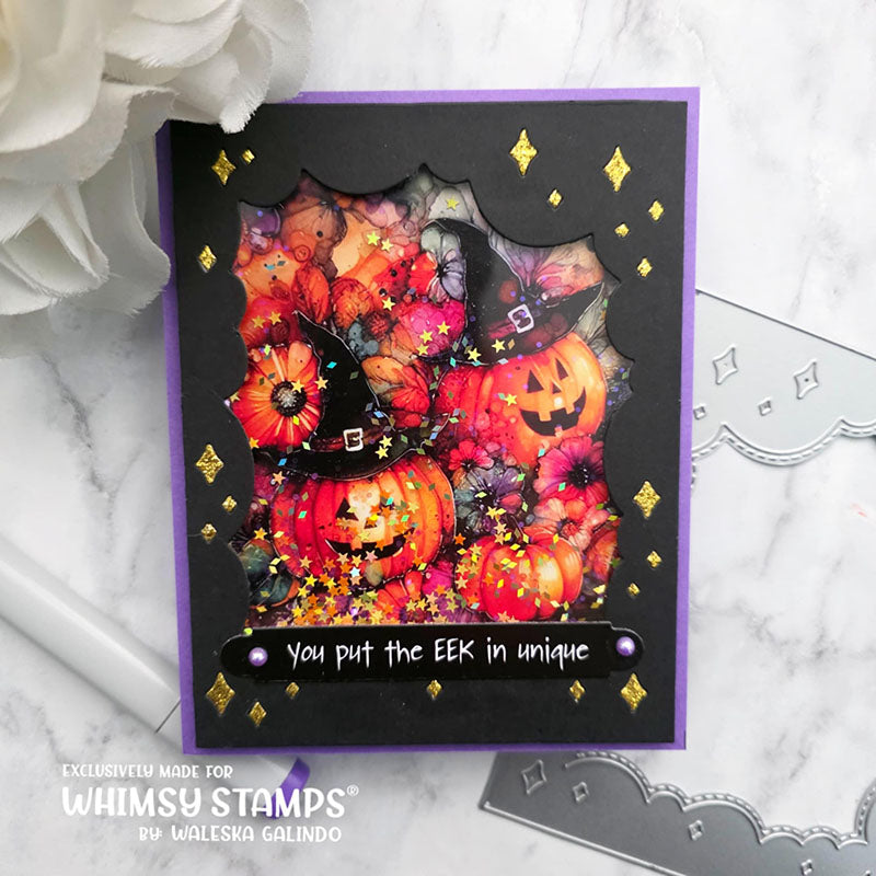 *NEW 6x6 Paper Pack - Halloween Inks - Whimsy Stamps