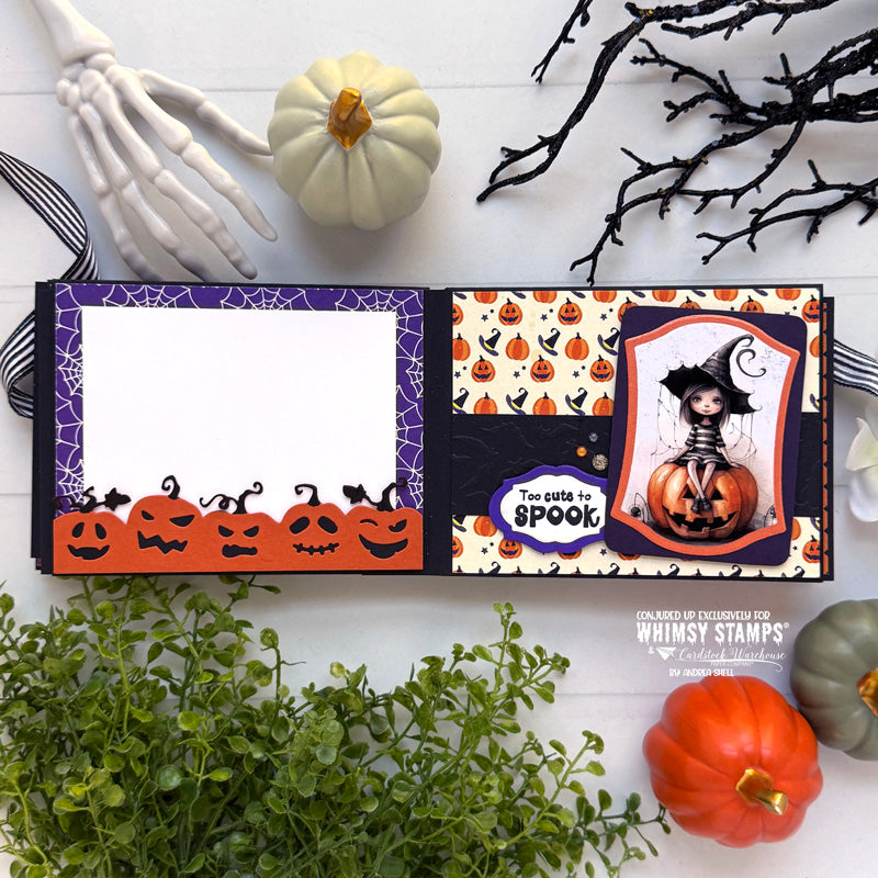 Jack o'Lanterns Border Die - Whimsy Stamps