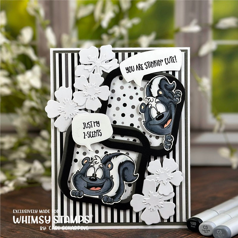 Stinkin Cute Clear Stamps - Whimsy Stamps