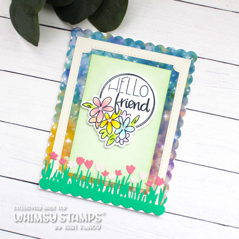 *NEW Hello Friend Clear Stamps - Whimsy Stamps