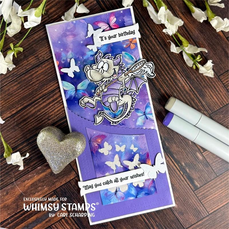 *NEW 6x6 Paper Pack - Pastel Butterflies - Whimsy Stamps