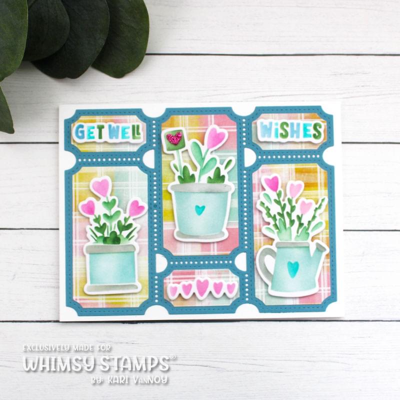 *NEW 6x6 Paper Pack - Pastel Plaid - Whimsy Stamps