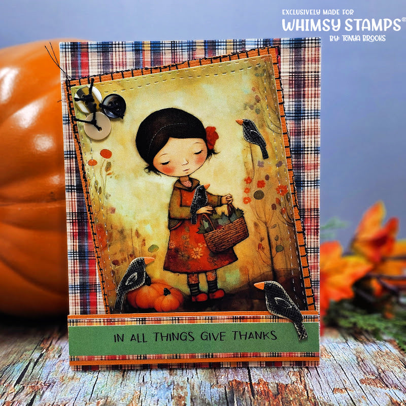 6x6 Paper Pack - Primitive Homespun - Whimsy Stamps
