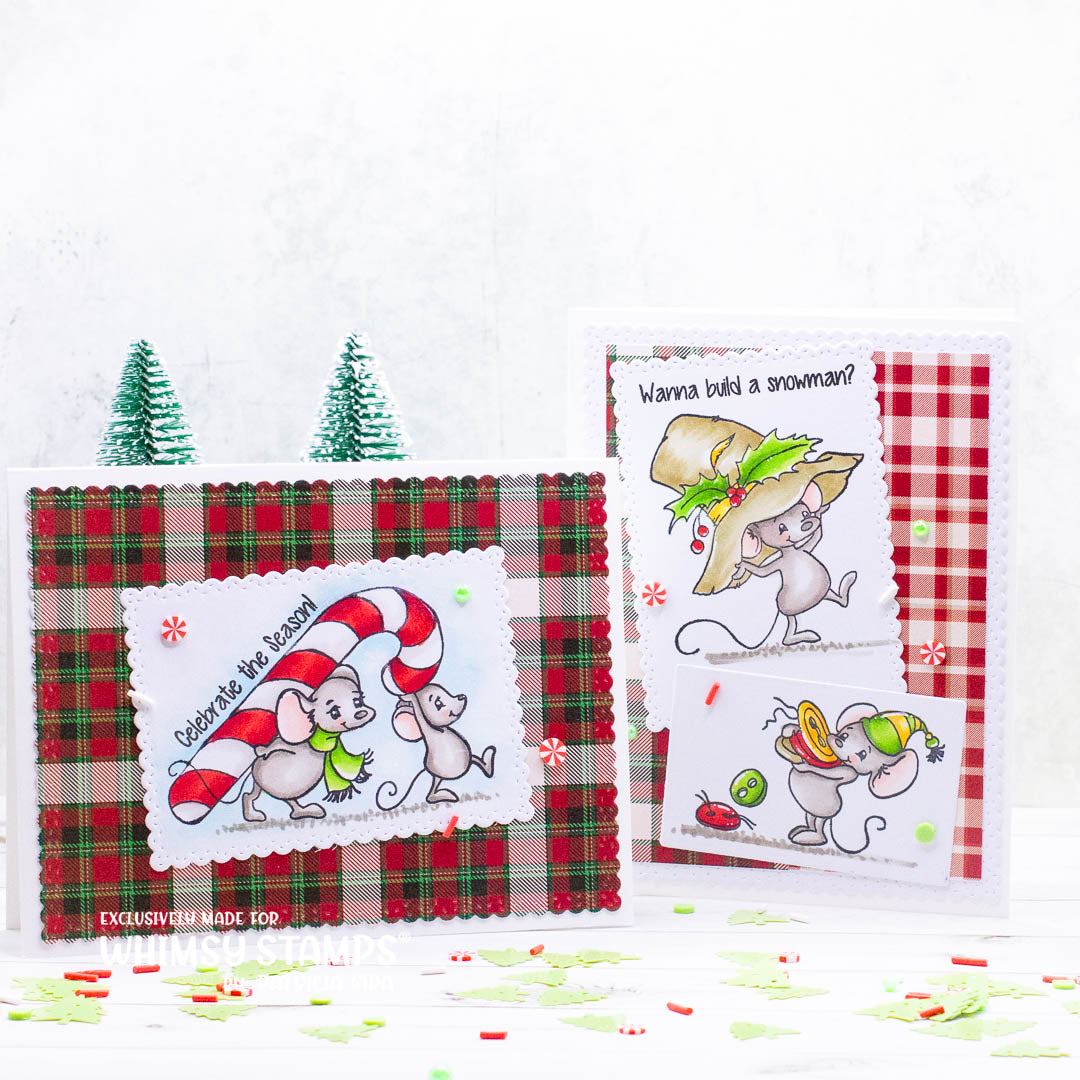 6x6 Paper Pack - Tartan - Whimsy Stamps
