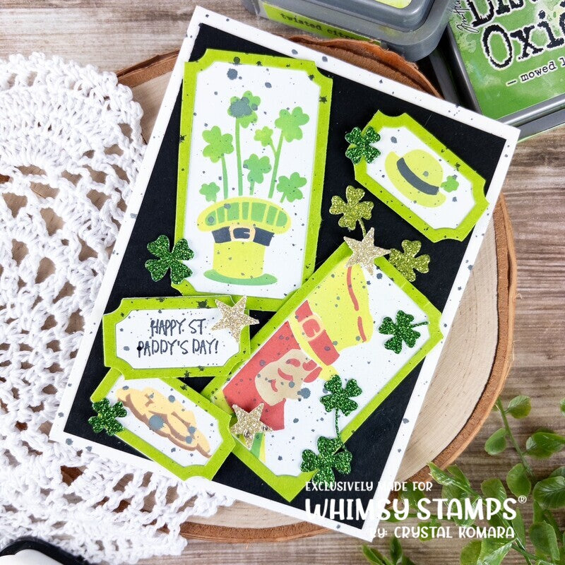 *NEW Terrific Tickets St. Patrick's Day Layering Stencil - Whimsy Stamps