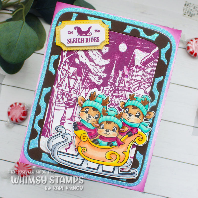 *NEW Dickens Backgrounds Clear Stamps - Whimsy Stamps