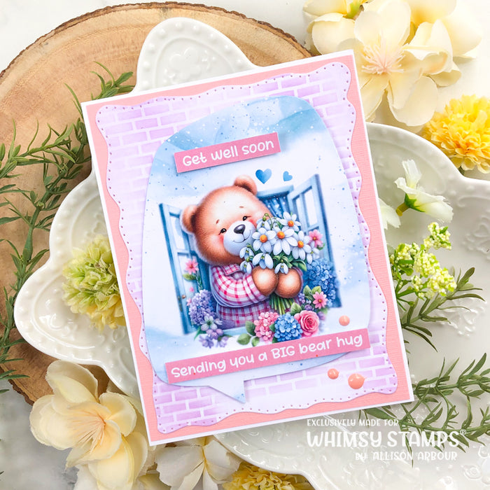 *NEW Quick Card Fronts - Take Care Bear
