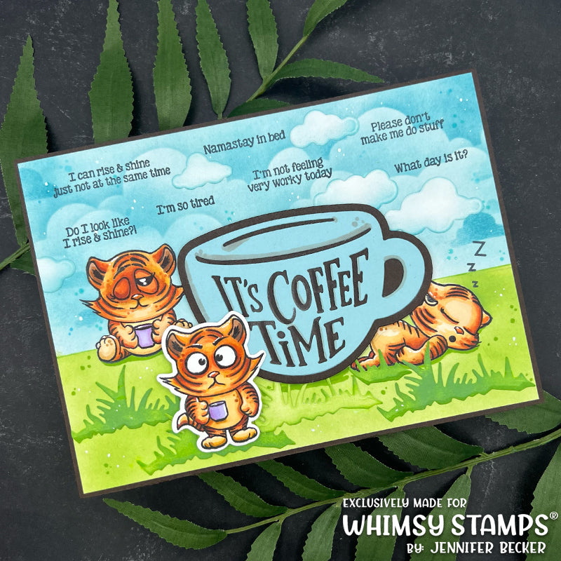 **NEW Coffee Time Die Set - Whimsy Stamps