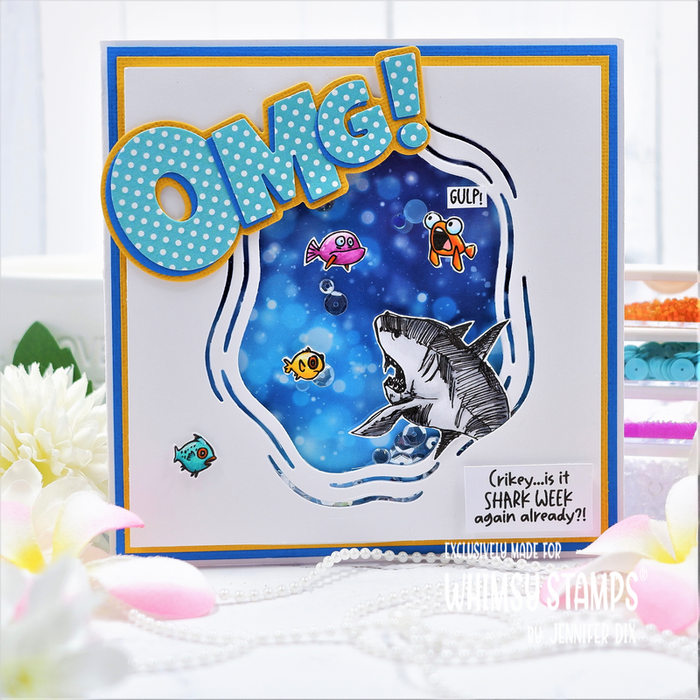 OMG! Word and Shadow Die Set - Whimsy Stamps