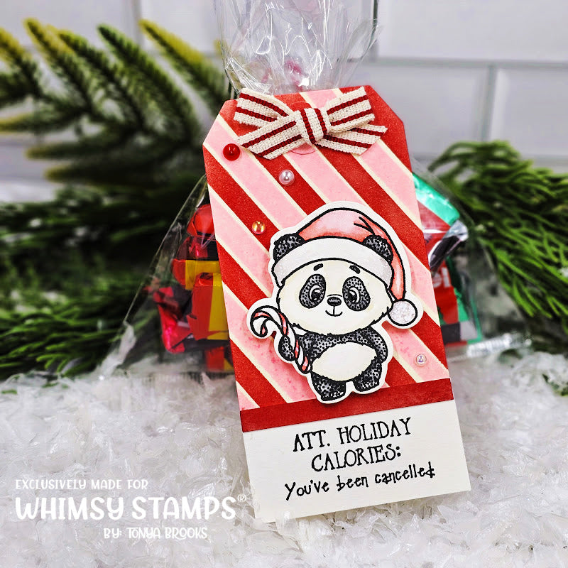 **NEW Panda Christmas Outline Die Set