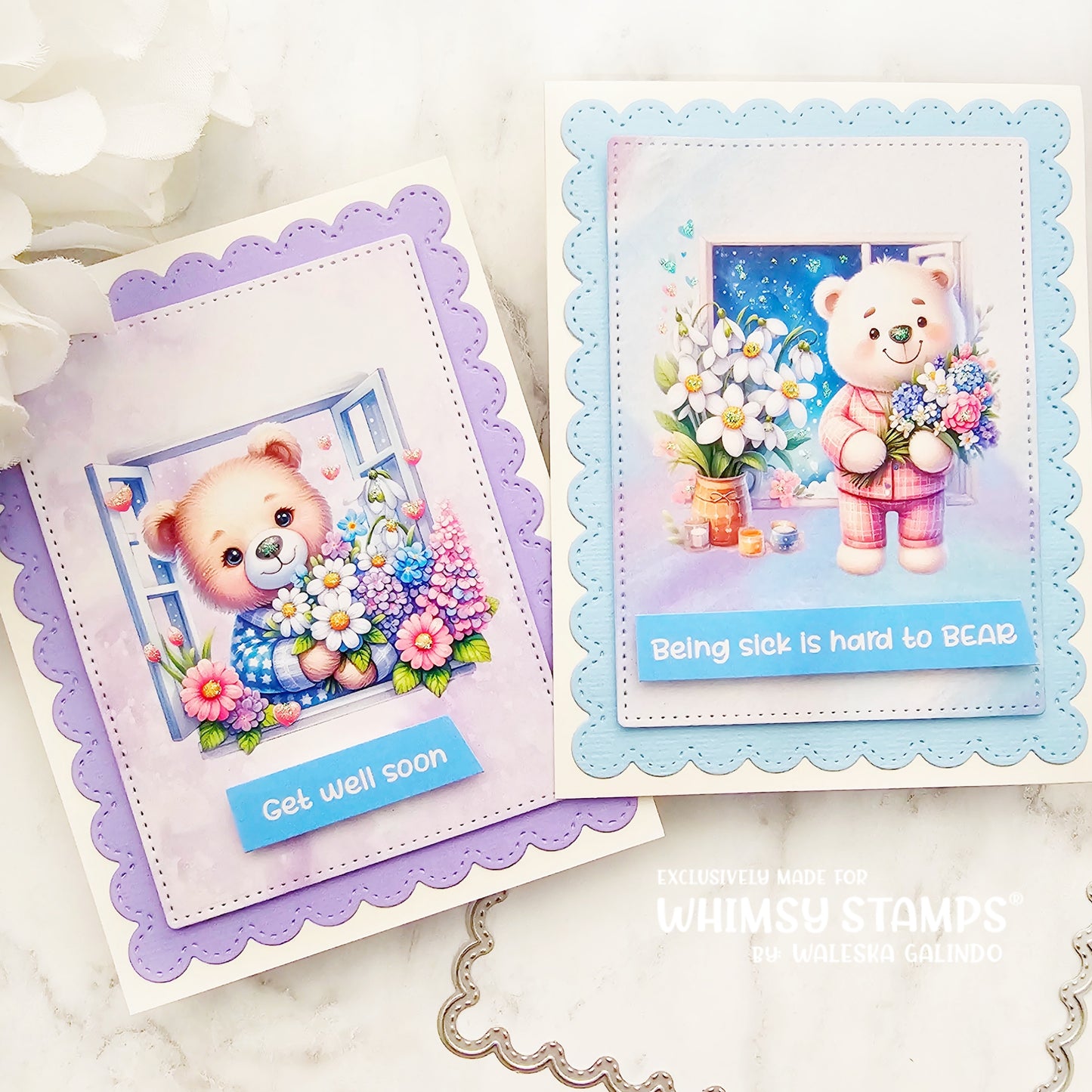 Quick Card Fronts - Take Care Bear