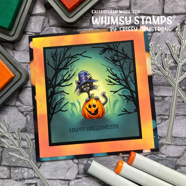 *NEW Cat-O-Lanterns Clear Stamps - Whimsy Stamps