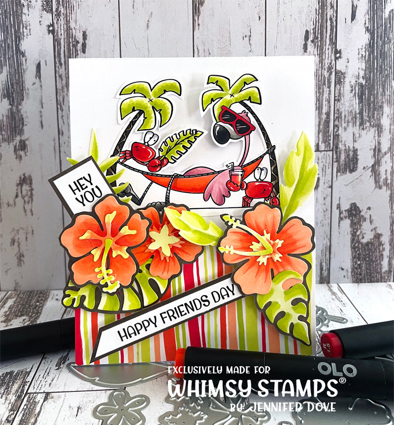 **NEW Hibiscus Flower DIe Set - Whimsy Stamps