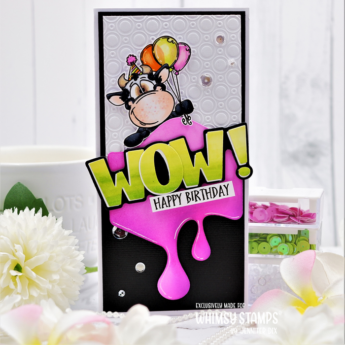 **NEW Party Mood Clear Stamps - Whimsy Stamps
