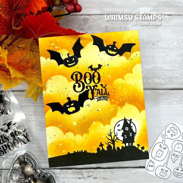 **NEW Pumpkin and Mini Jacks Die Set - Whimsy Stamps