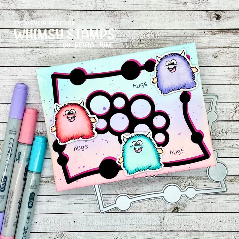 **NEW Monster Cuties Clear Stamps - Whimsy Stamps