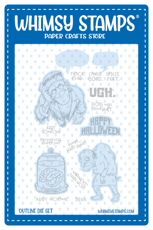 *NEW Abby Normal Outline Die Set - Whimsy Stamps