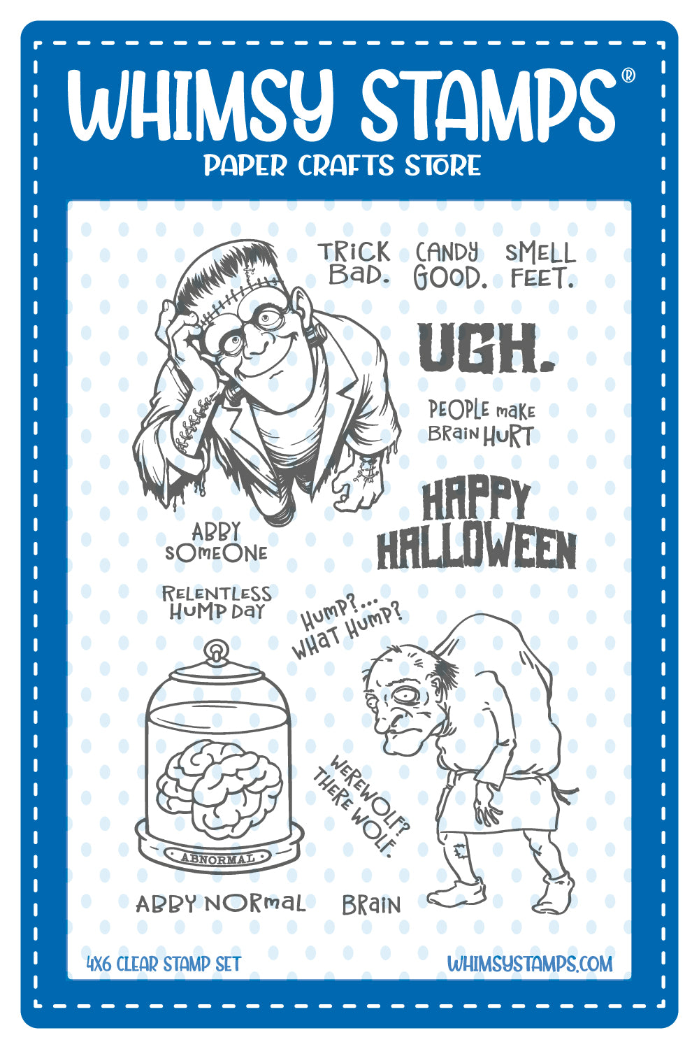 *NEW Abby Normal Clear Stamps - Whimsy Stamps