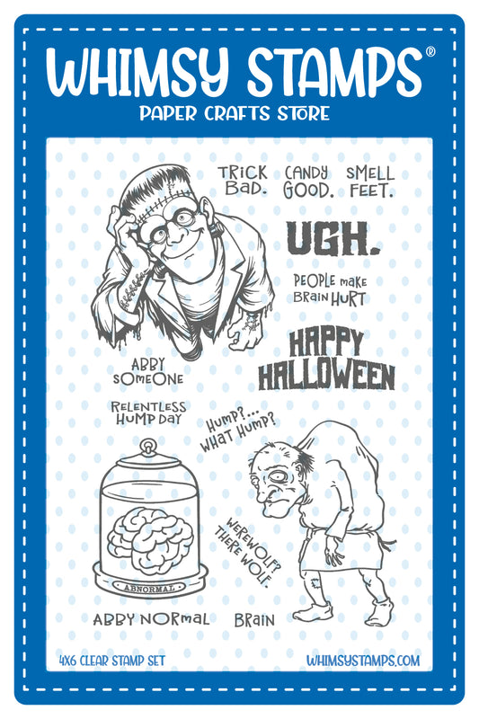 *NEW Abby Normal Clear Stamps - Whimsy Stamps