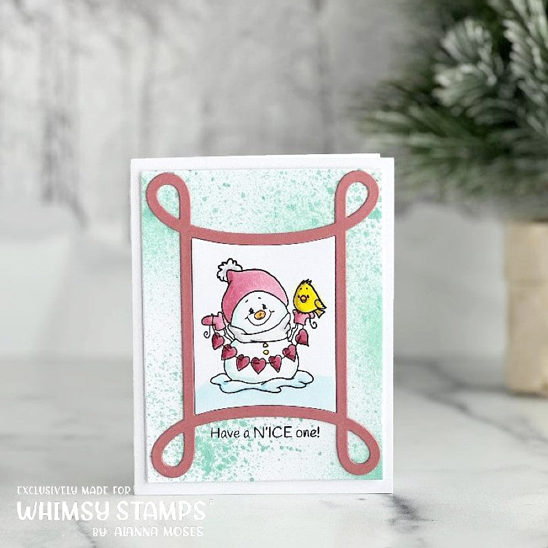 **NEW Birthday Cool Clear Stamps - Whimsy Stamps