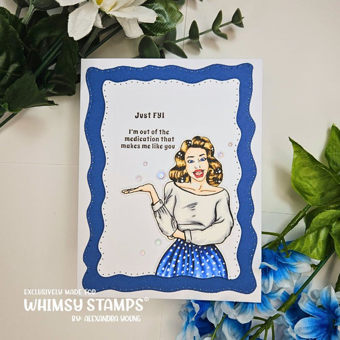 Meme FYI Clear Stamps - Whimsy Stamps