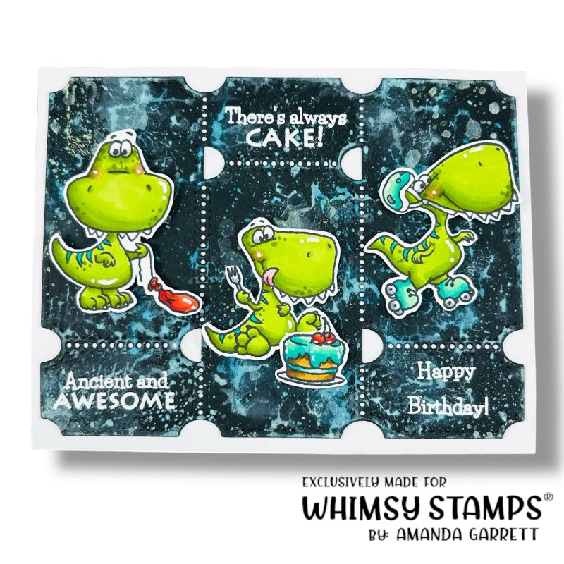 Dino Mighties Clear Stamps - Whimsy Stamps