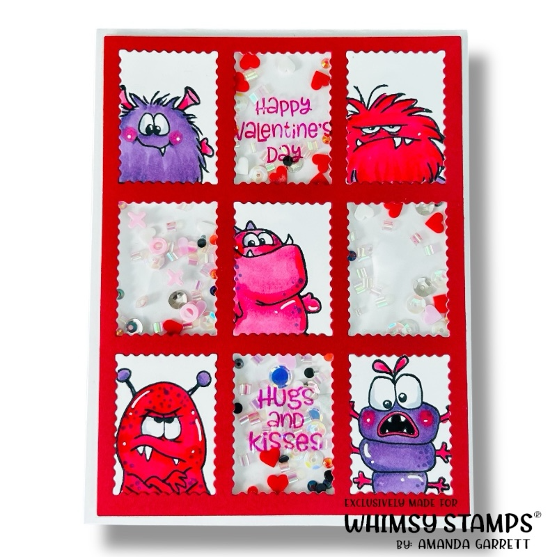 Monster Daze Clear Stamps - Whimsy Stamps