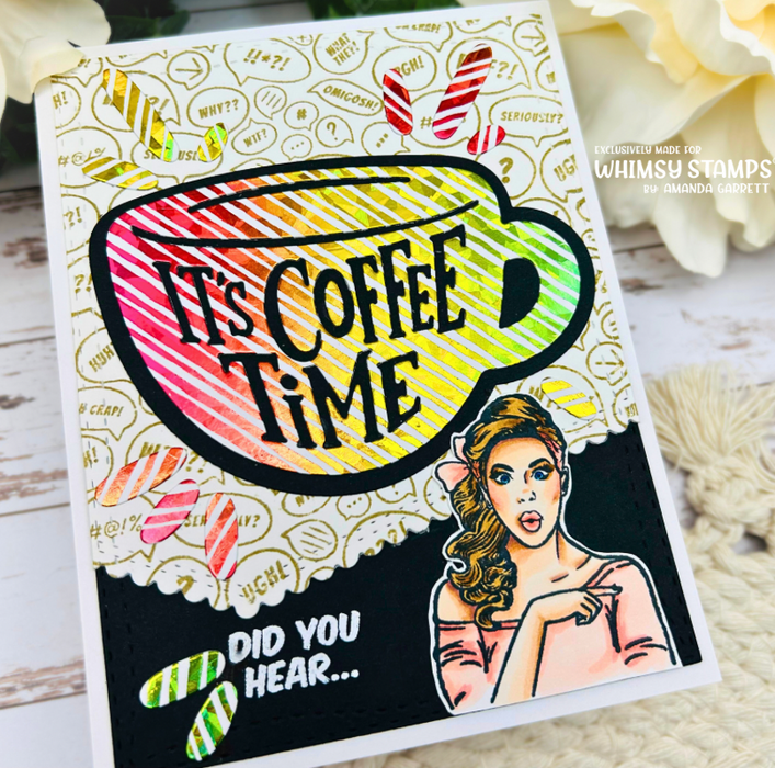 Coffee Time Die Set - Whimsy Stamps