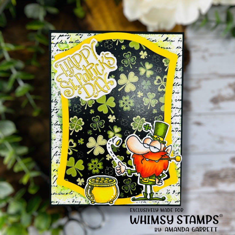 Slimline Paper Pack - St. Patrick's Day - Whimsy Stamps