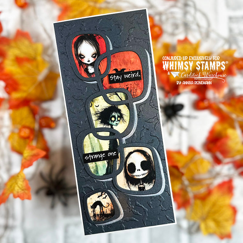 Quick Card Fronts - Misfits - Whimsy Stamps