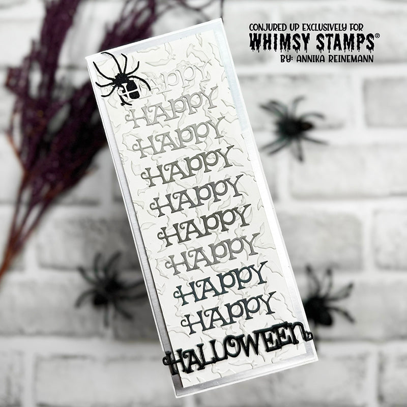 Happy Halloween Word Die Set - Whimsy Stamps
