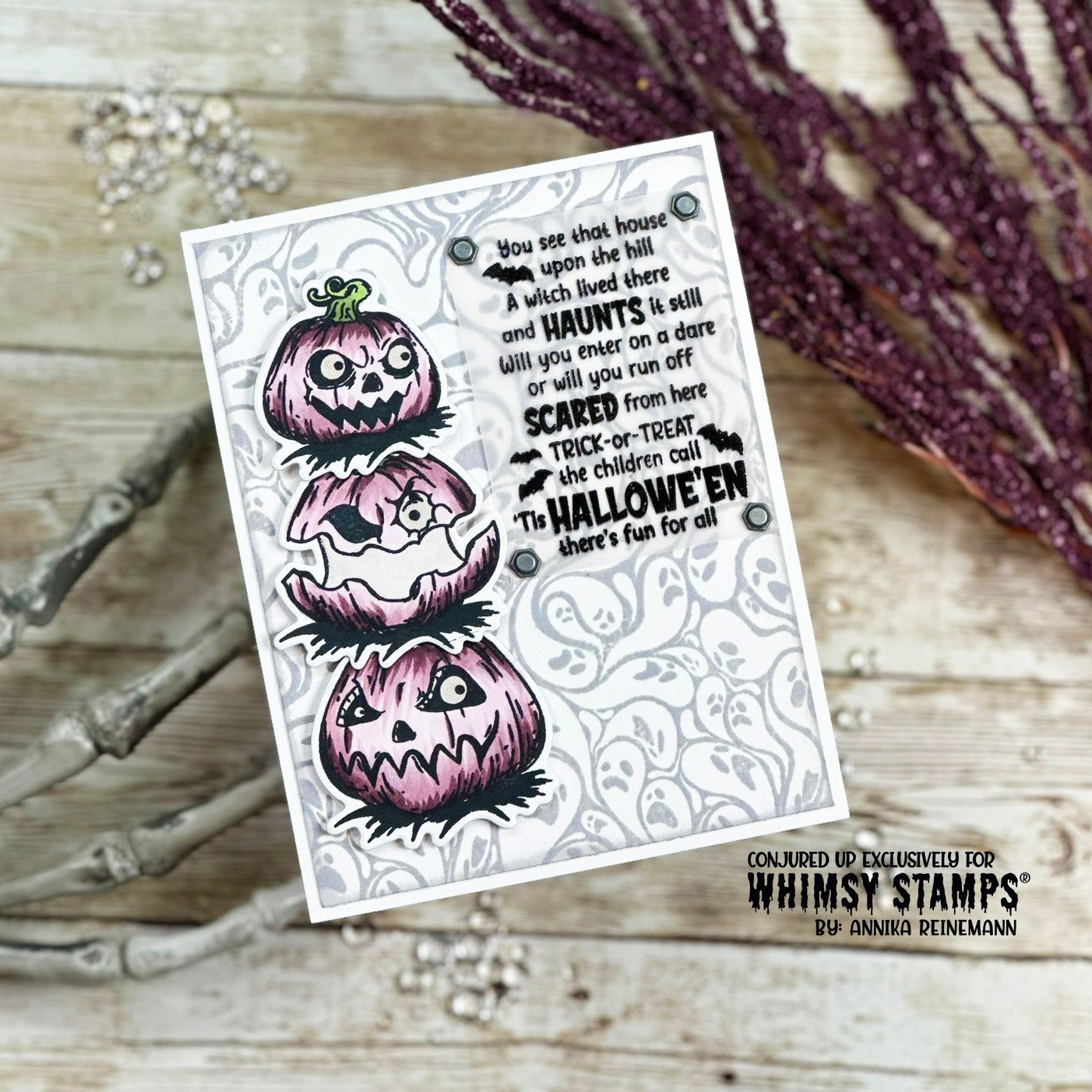 Grumpin Punkins Clear Stamps