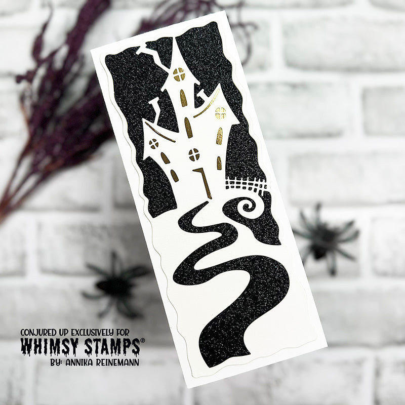 Slimline Hill House Die - Whimsy Stamps