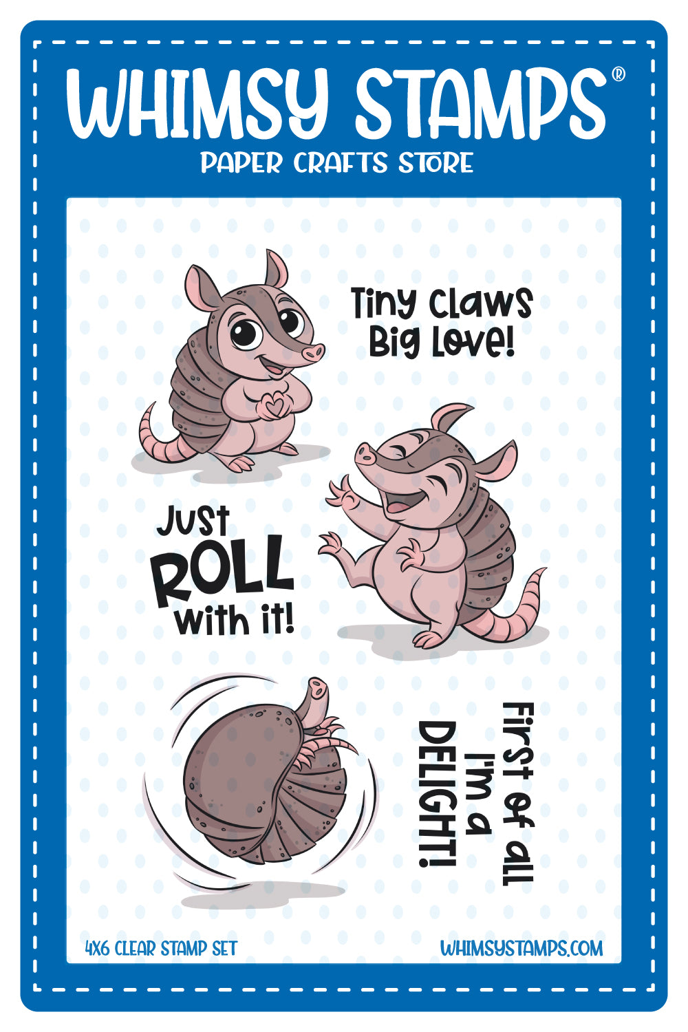 Arma-delight Clear Stamps - Whimsy Stamps