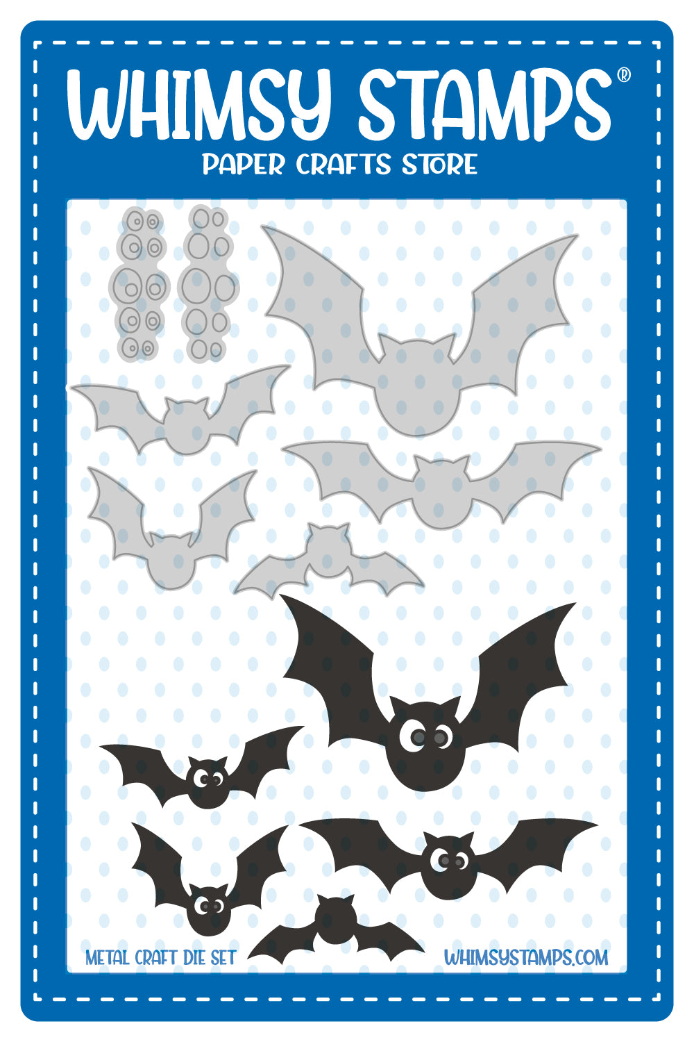 **NEW Batty Die Set - Whimsy Stamps