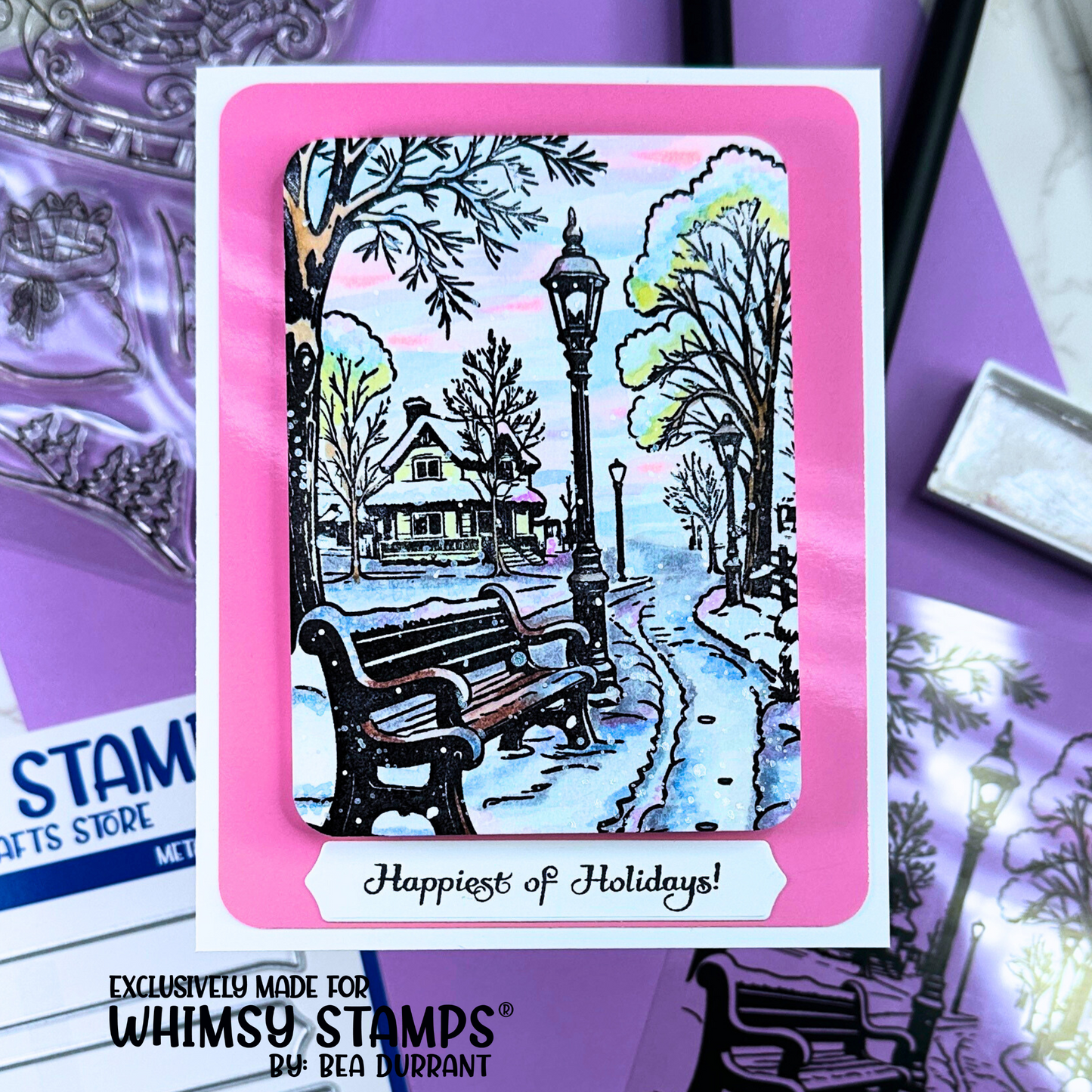 Dickens Backgrounds Clear Stamps