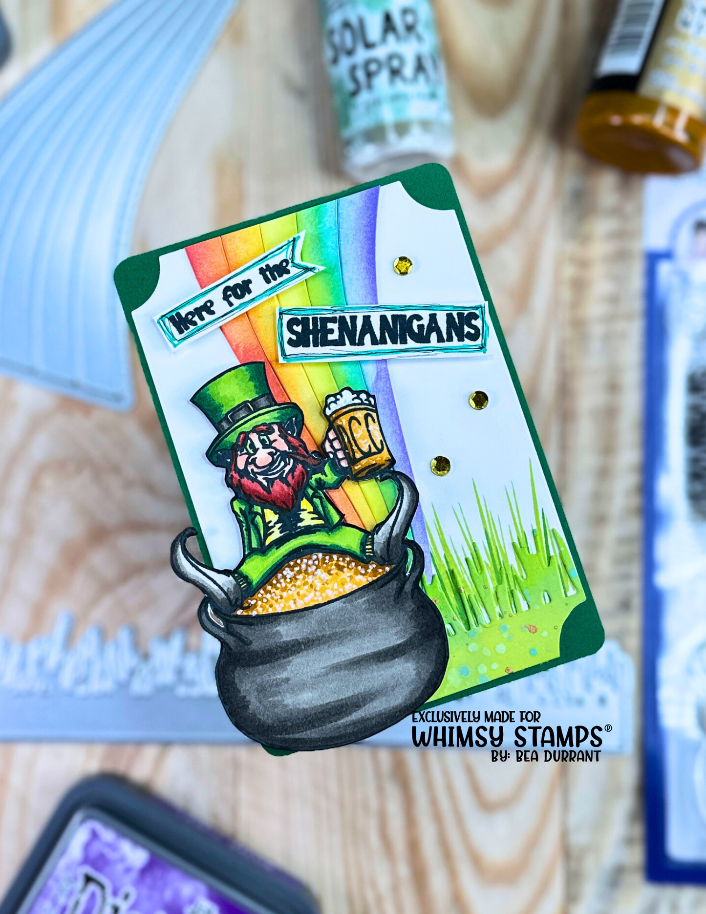 St. Paddy Shenanigans Clear Stamps - Whimsy Stamps