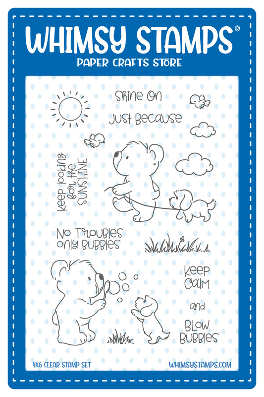 **NEW Bear Bubbles Clear Stamps