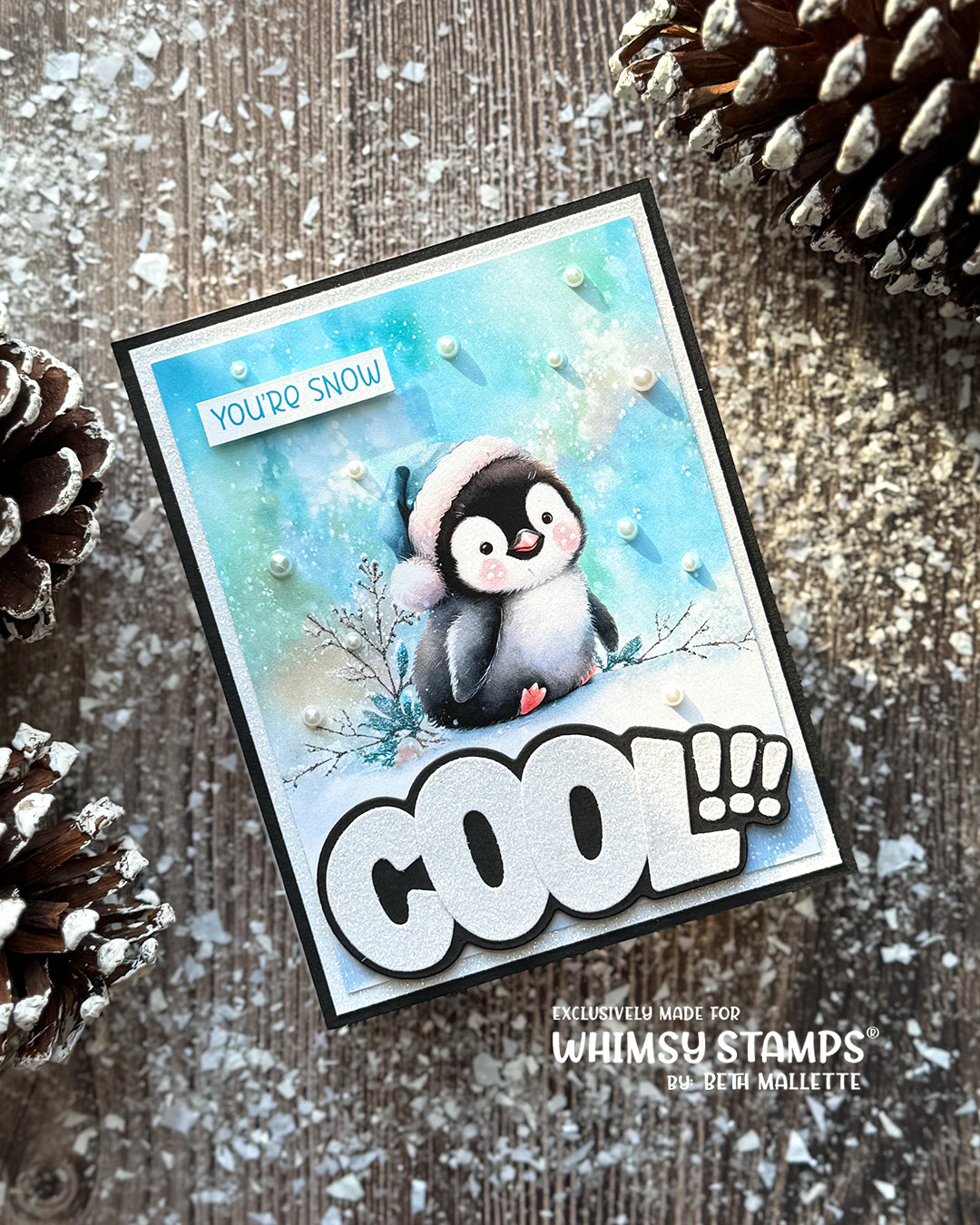 *NEW Quick Card Fronts - Chilly Penguins