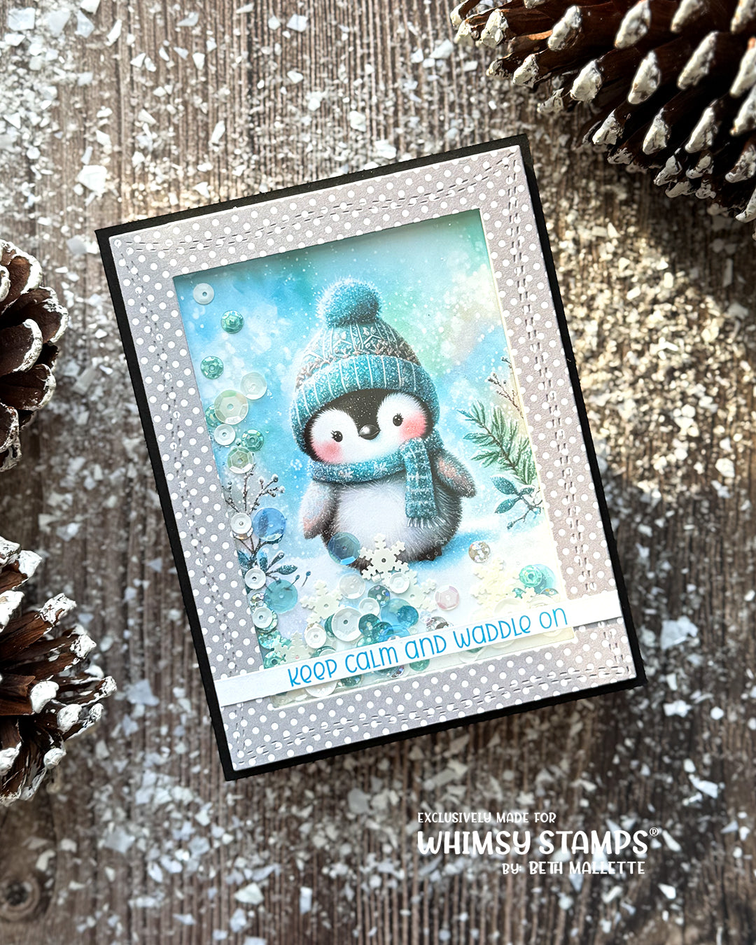 *NEW Quick Card Fronts - Chilly Penguins