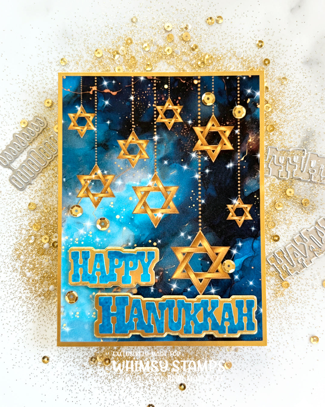 *NEW Quick Card Fronts - Hanukkah - Whimsy Stamps