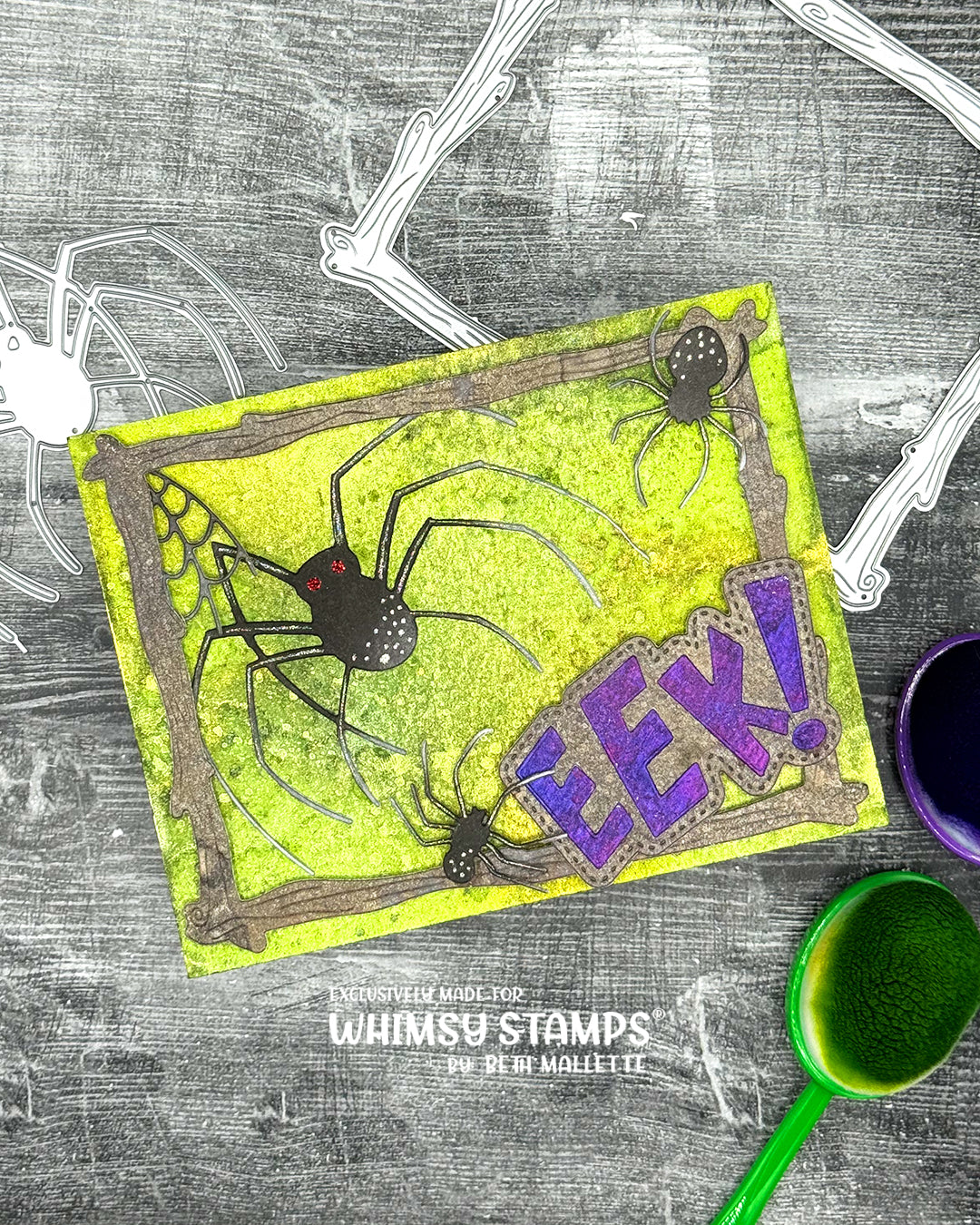 *NEW Itsy Bitsy Spider Die Set - Whimsy Stamps