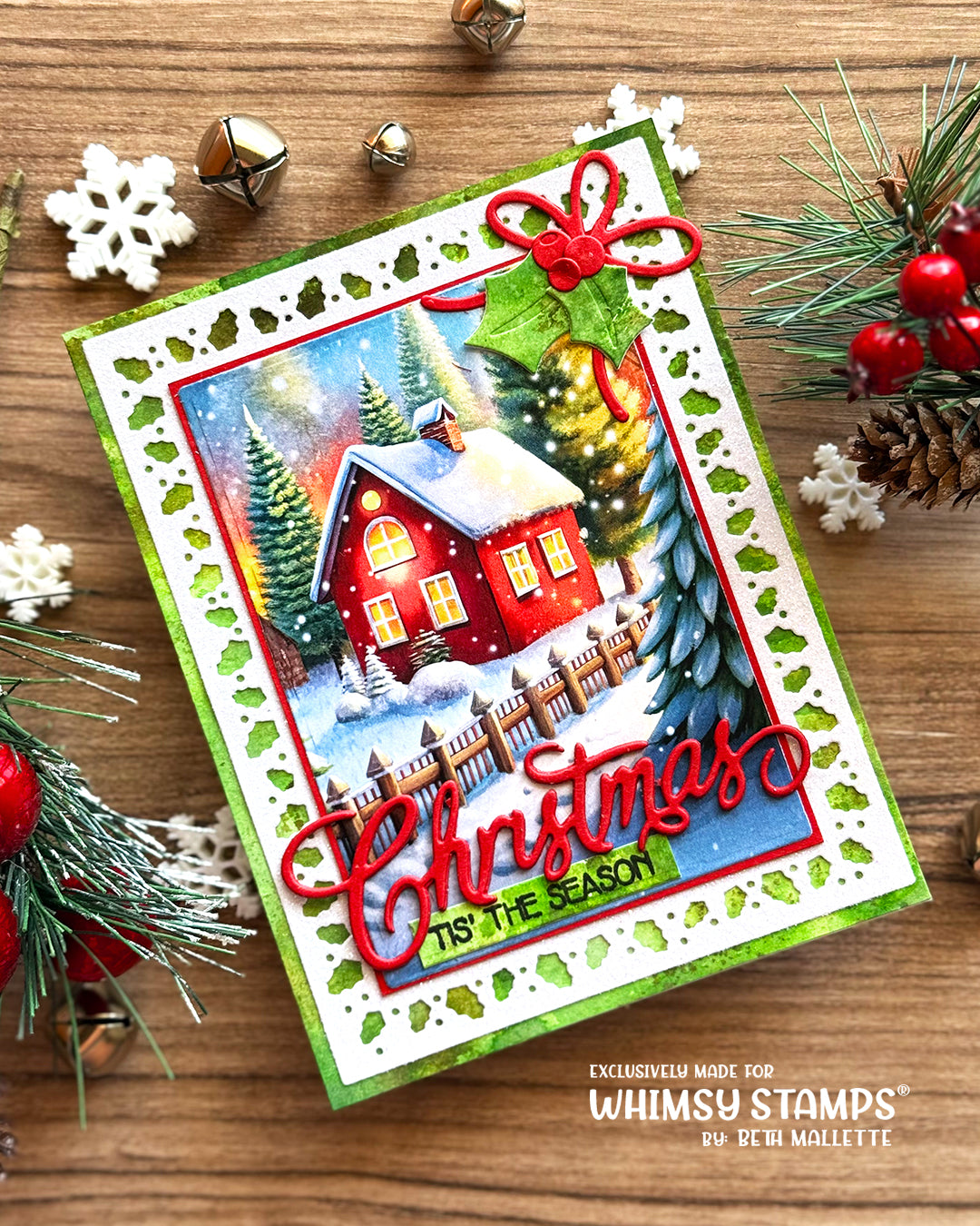 *NEW Quick Card Fronts - Merry Mail - Whimsy Stamps