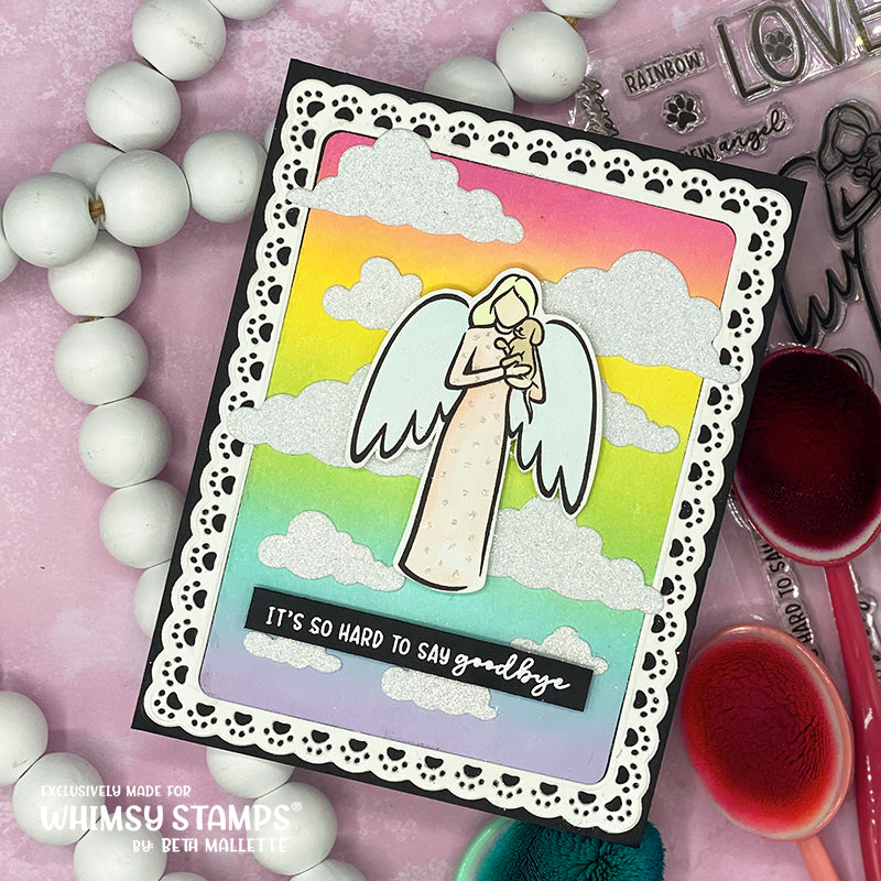 **NEW Rainbow Angel Clear Stamps