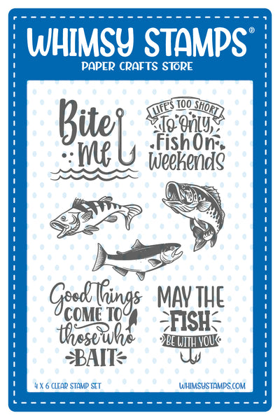 **NEW Bite Me Clear Stamps - Whimsy Stamps