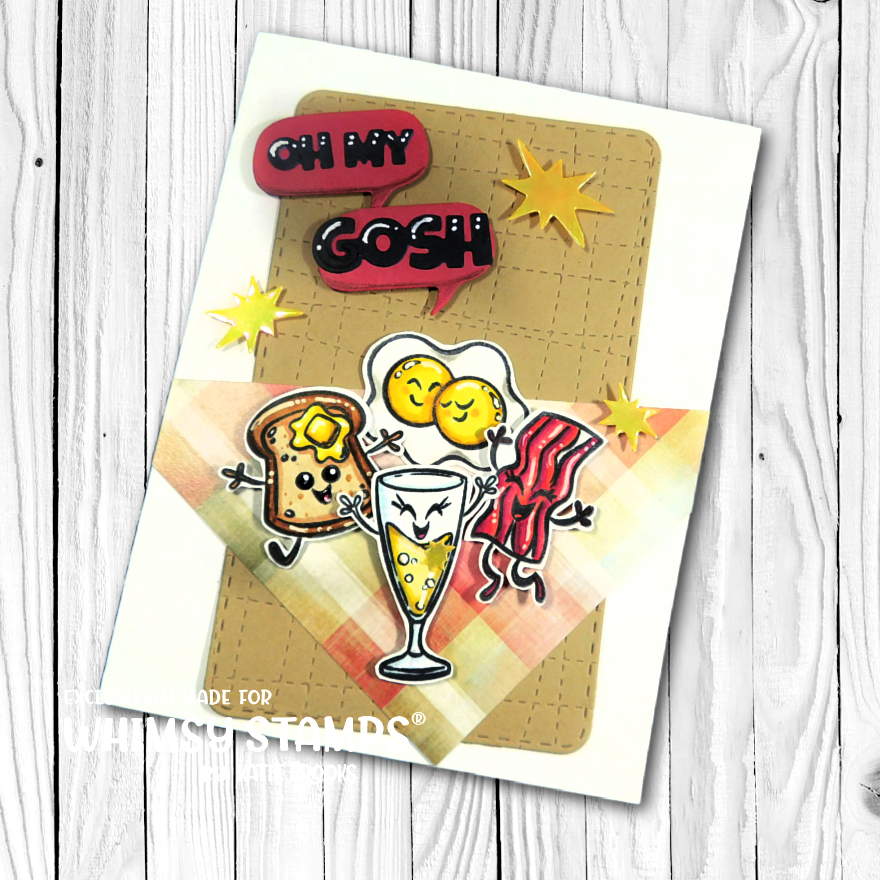 Brunch Buddies Clear Stamps - Whimsy Stamps