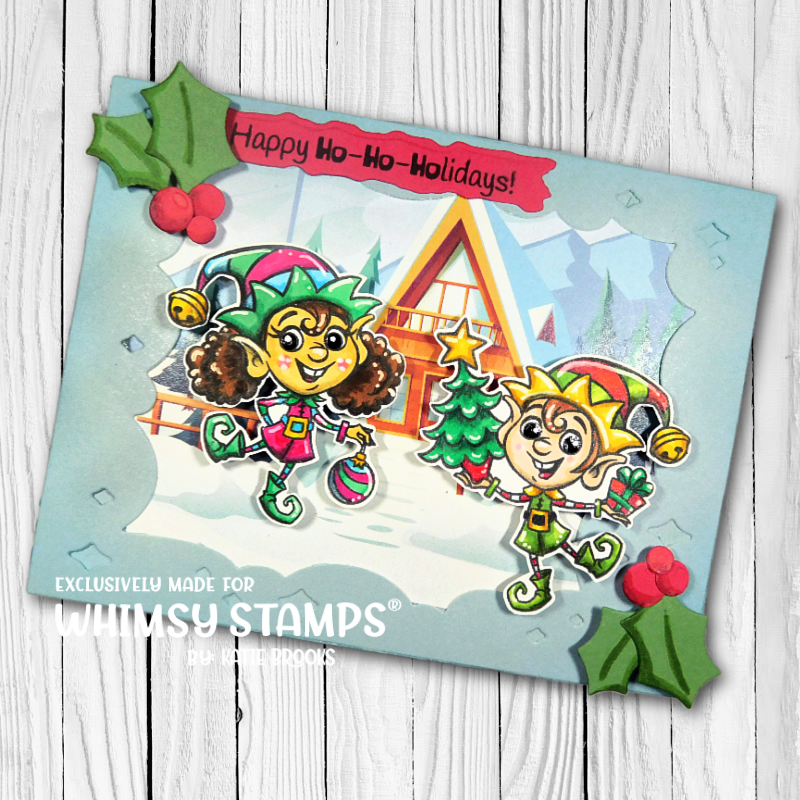 Holly Jolly Elves Clear Stamps