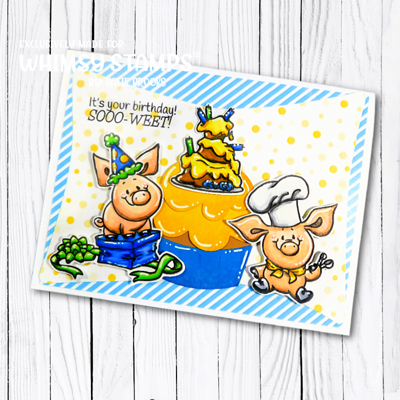 Piggies Crushed It Clear Stamps