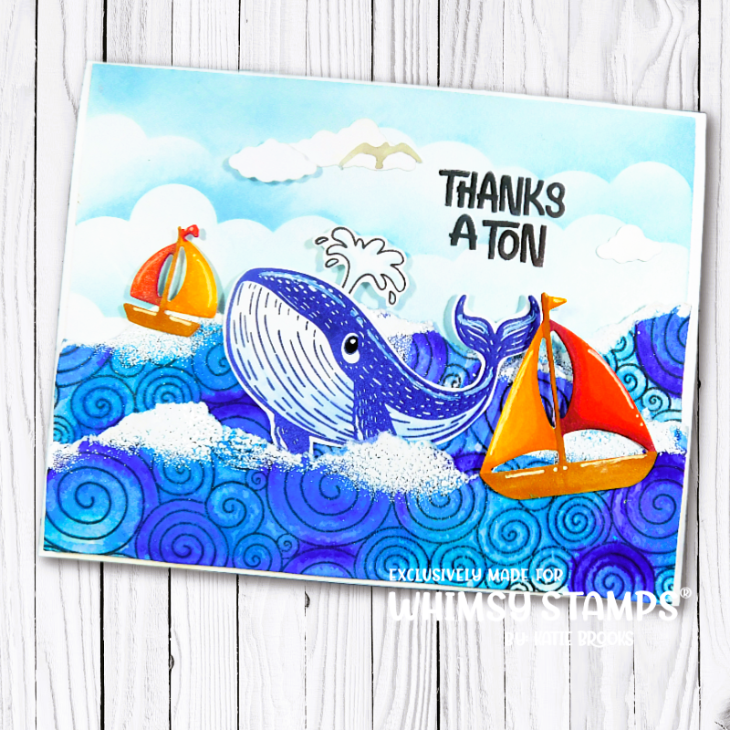 Thanks a Ton Clear Stamps - Whimsy Stamps